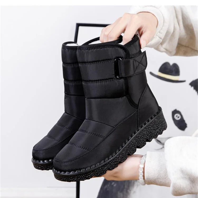 Women Non Slip Waterproof Winter Snow Boots