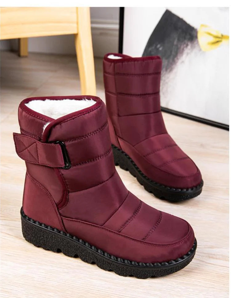 Women Non Slip Waterproof Winter Snow Boots