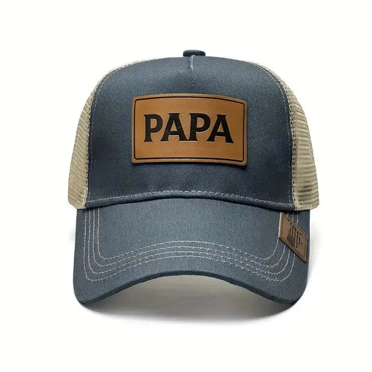 PAPA Embroidered Adjustable Mesh Back Cap