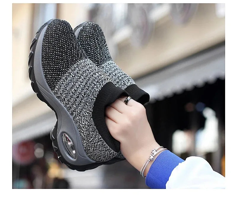 Running Training Sneakers  Slip On Walking Sock Shoes