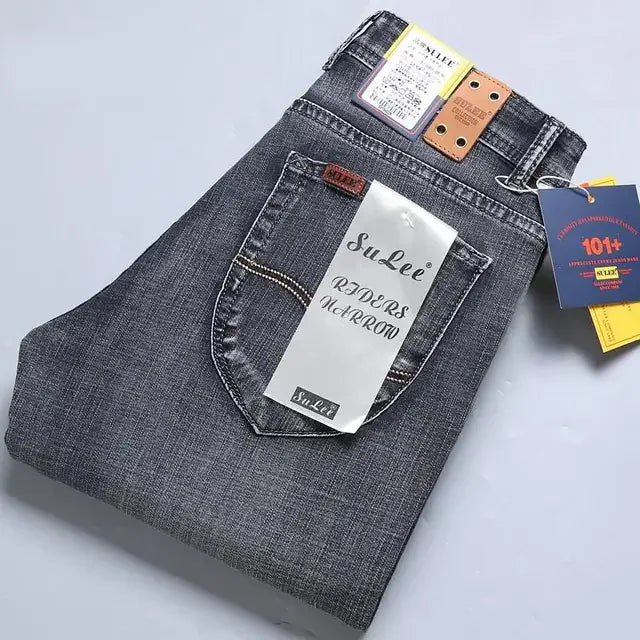 Slim Fit Jeans - Business Casual, High Quality Denim Pants