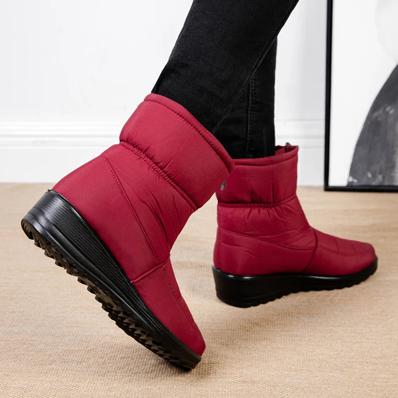 Women Non Slip Waterproof Winter Snow Boots