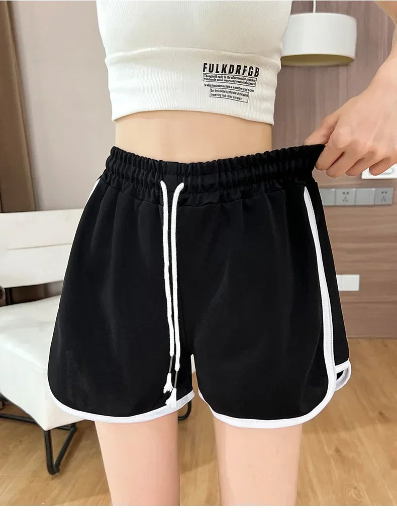 Ladies Girl Shorts Streetwear FemaleSports Running