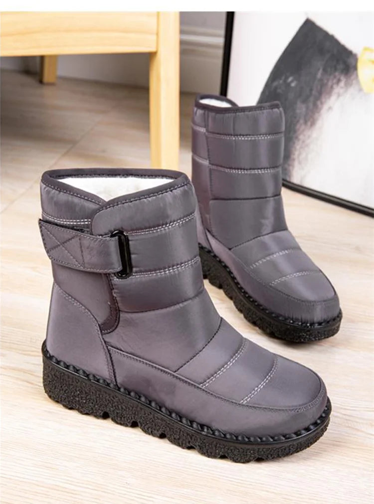 Women Non Slip Waterproof Winter Snow Boots