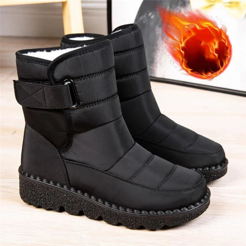 Women Non Slip Waterproof Winter Snow Boots