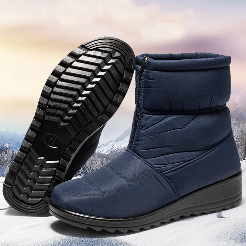 Women Non Slip Waterproof Winter Snow Boots