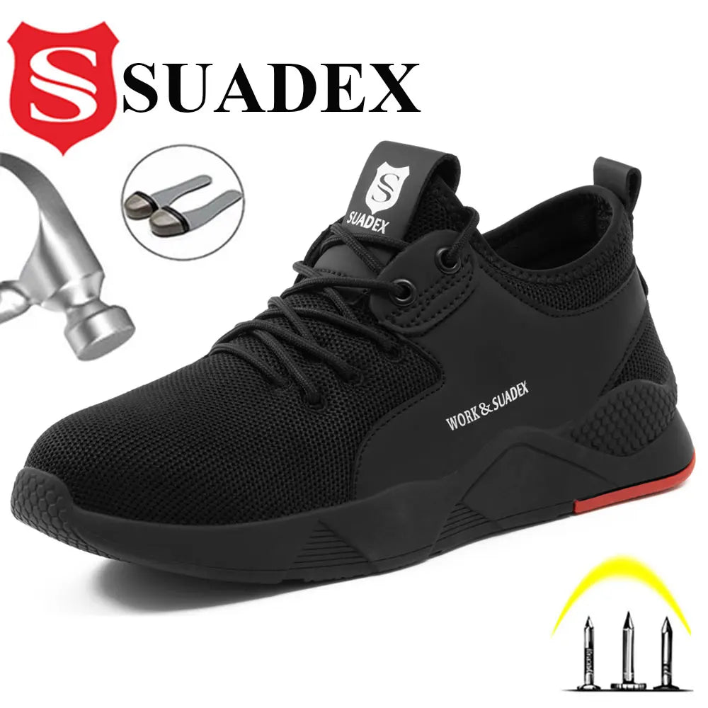 Work Safety Shoes Steel Toe Cap Anti-Smashing Puncture Proof