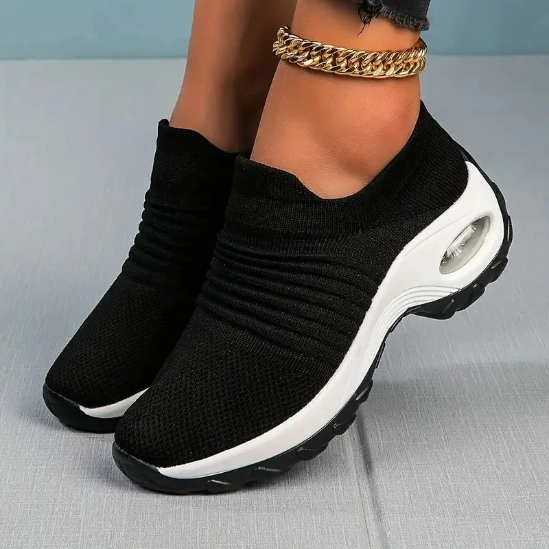 Running Training Sneakers  Slip On Walking Sock Shoes