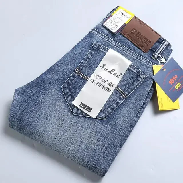 Slim Fit Jeans - Business Casual, High Quality Denim Pants