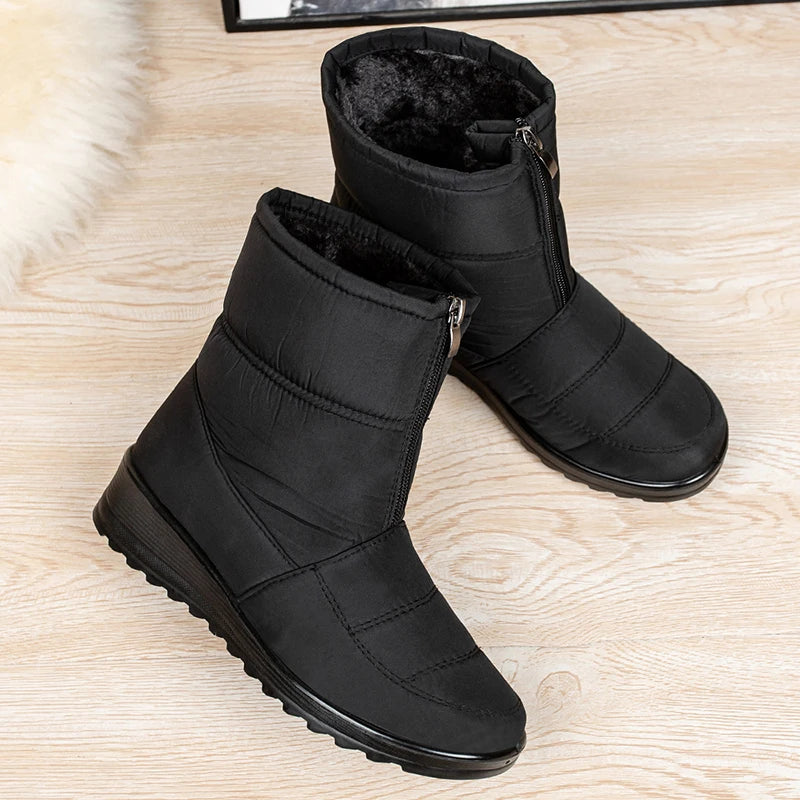 Women Non Slip Waterproof Winter Snow Boots