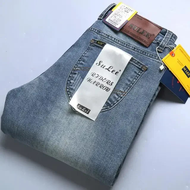 Slim Fit Jeans - Business Casual, High Quality Denim Pants