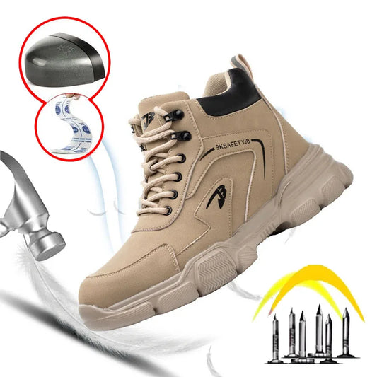 Protective Footwear Puncture Proof Male Work Shoes