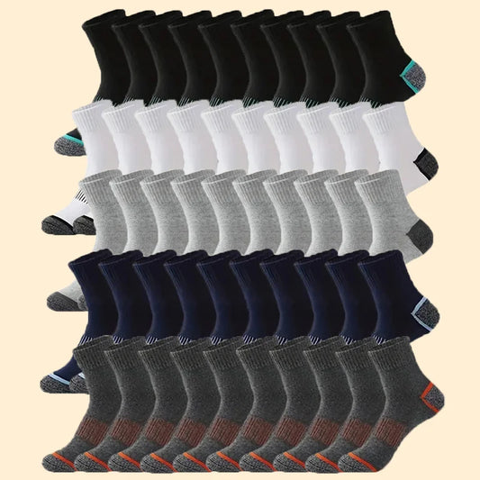 20 pairs of long socks mid-tube socks