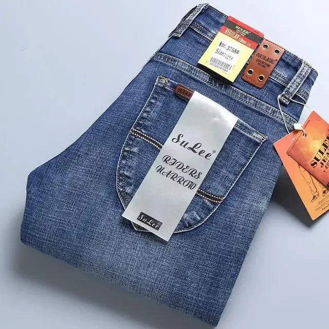 Slim Fit Jeans - Business Casual, High Quality Denim Pants