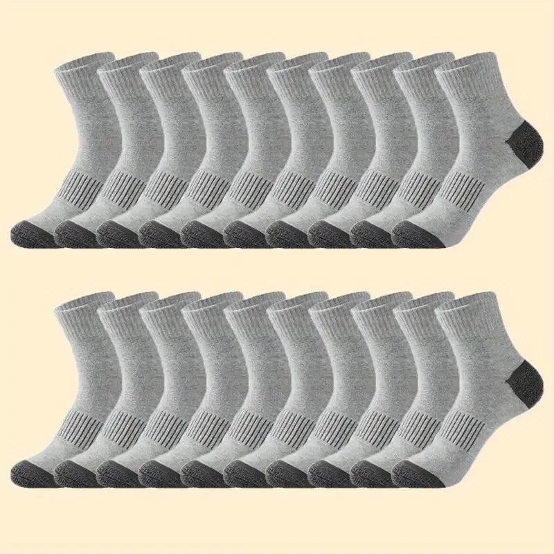 20 pairs of long socks mid-tube socks