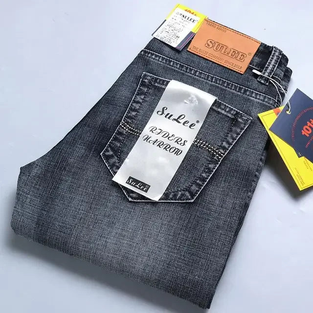 Slim Fit Jeans - Business Casual, High Quality Denim Pants