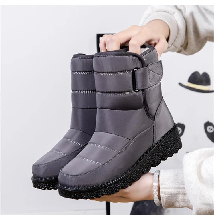 Women Non Slip Waterproof Winter Snow Boots