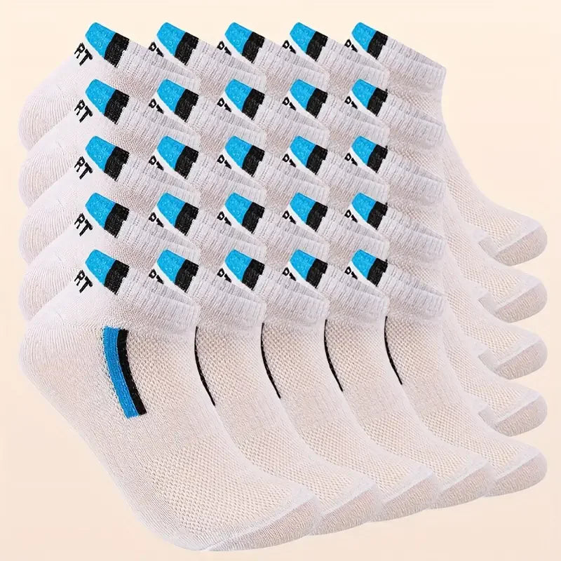 25 Pairs of boat socks e breathable casual sports socks