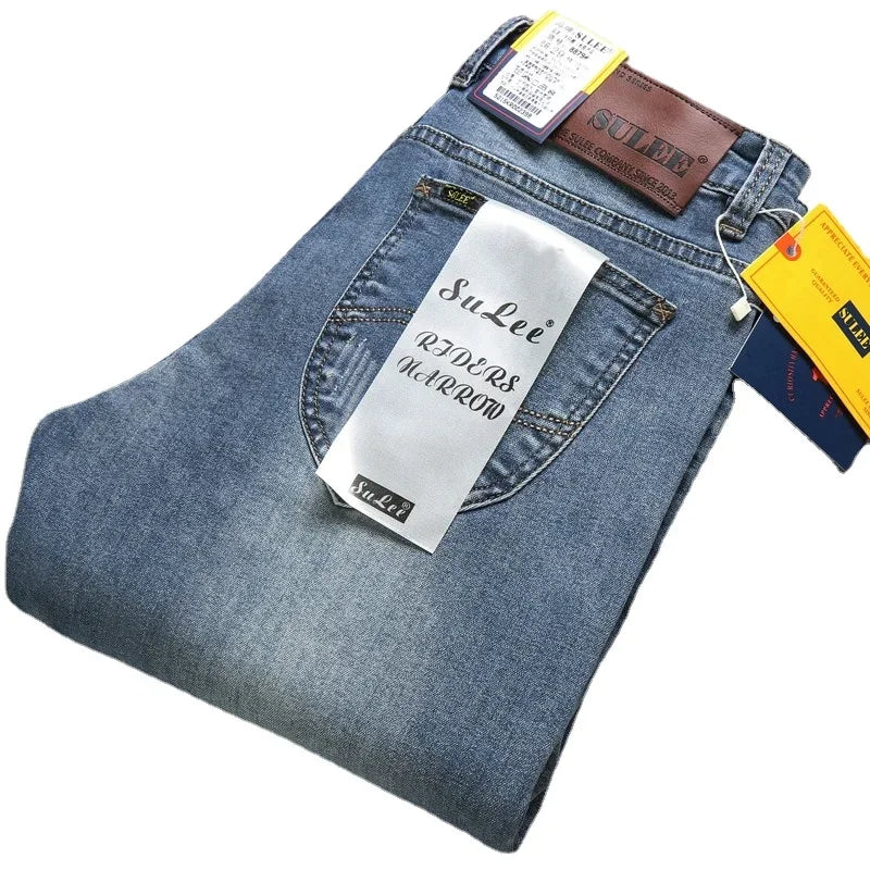 Slim Fit Jeans - Business Casual, High Quality Denim Pants