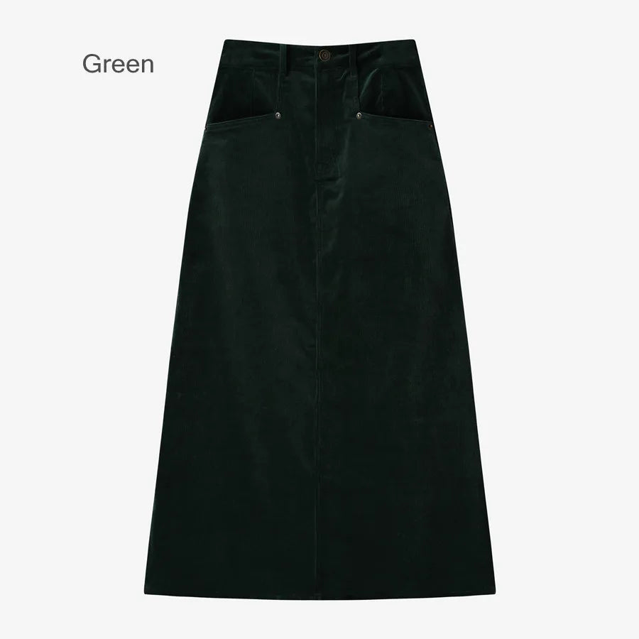 corduroy skirt a little stretch + soft