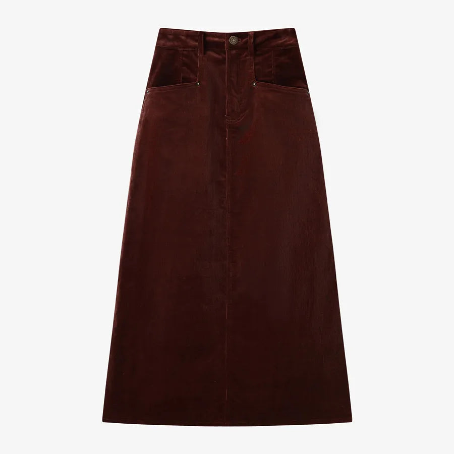 corduroy skirt a little stretch + soft