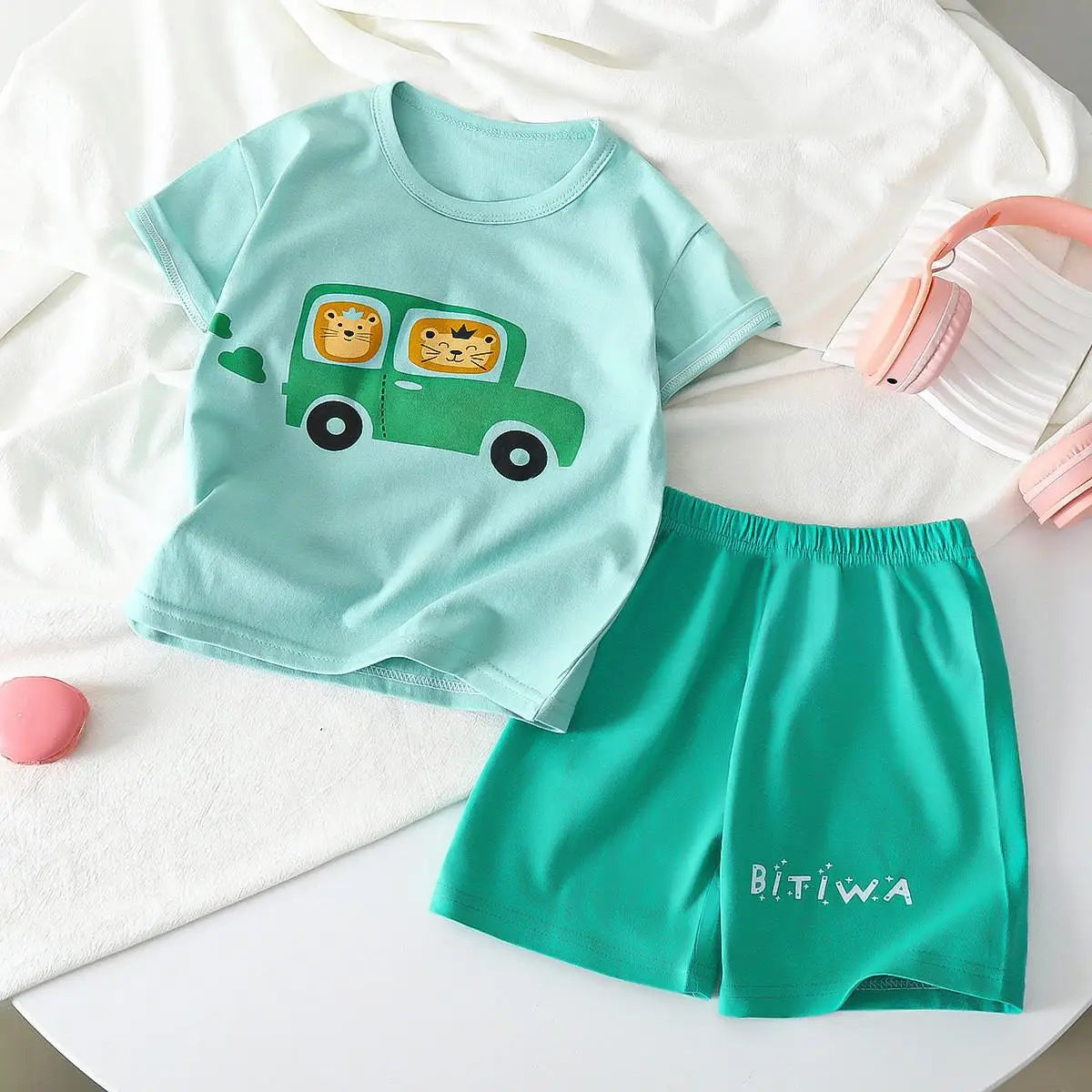 Baby Child Girl Boy Pajamas Sleepwear Clothings Set