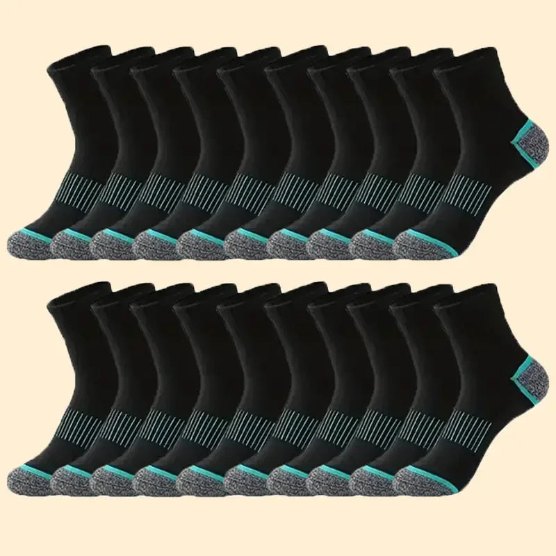 20 pairs of long socks mid-tube socks