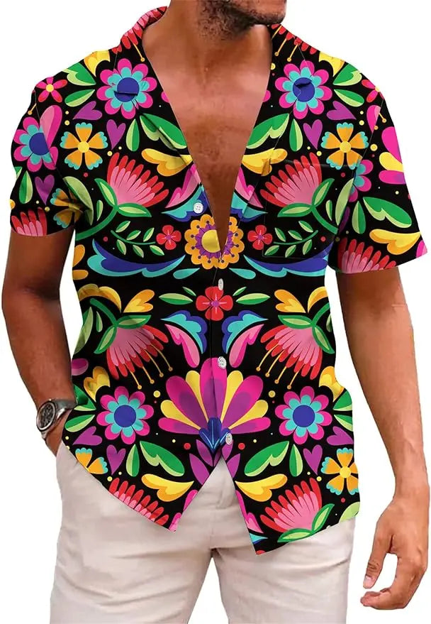 Mexico Shirt for Men Funny Beach Shirts